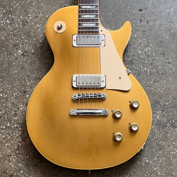 Gibson Les Paul Deluxe 1972 Vintage Electric Guitar - Goldtop - 1