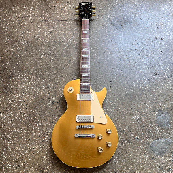 Gibson Les Paul Deluxe 1972 Vintage Electric Guitar - Goldtop - 2