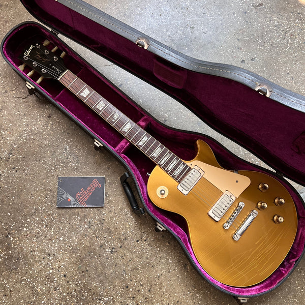 Gibson Les Paul Deluxe 1972 Vintage Electric Guitar - Goldtop - 25