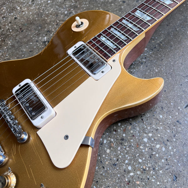 Gibson Les Paul Deluxe 1972 Vintage Electric Guitar - Goldtop - 7