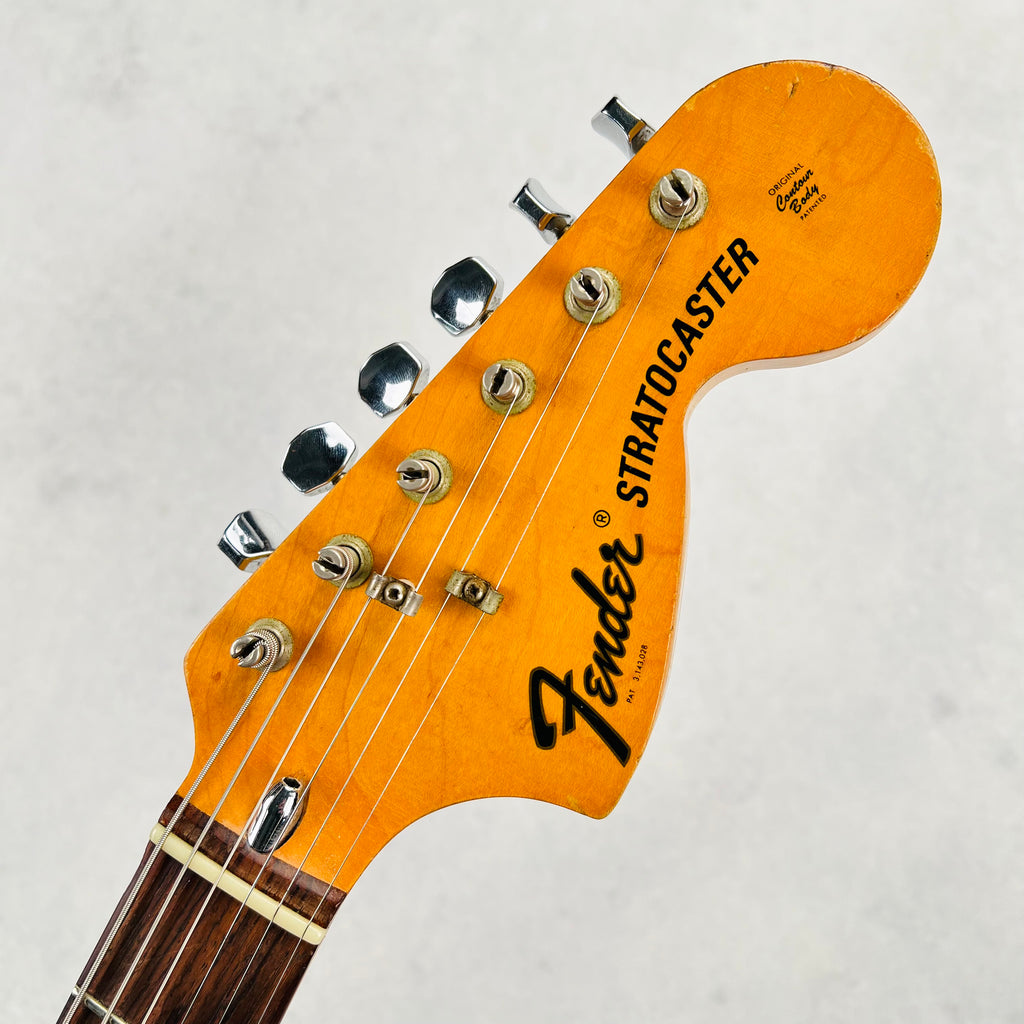 1973 Fender Stratocaster Hardtail Vintage Electric Guitar Rosewood Fingerboard Black Finish - 15