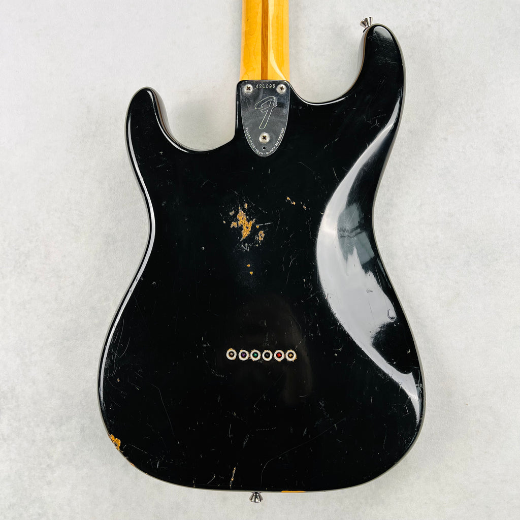 1973 Fender Stratocaster Hardtail Vintage Electric Guitar Rosewood Fingerboard Black Finish - 16