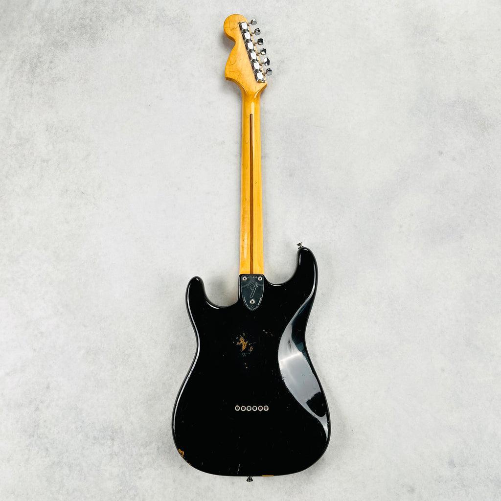 1973 Fender Stratocaster Hardtail Vintage Electric Guitar Rosewood Fingerboard Black Finish - 17