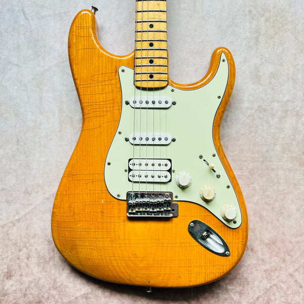 1973 Fender Stratocaster HSS with Ron Ellis Pickups Vintage Electric Guitar - Natural - 1