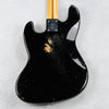 1974 Fender Jazz Bass Black Maple Neck Vintage Bass Guitar - 12