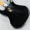 1974 Fender Jazz Bass Black Maple Neck Vintage Bass Guitar - 16
