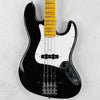 1974 Fender Jazz Bass Black Maple Neck Vintage Bass Guitar - 1