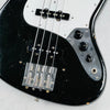 1974 Fender Jazz Bass Black Maple Neck Vintage Bass Guitar - 5