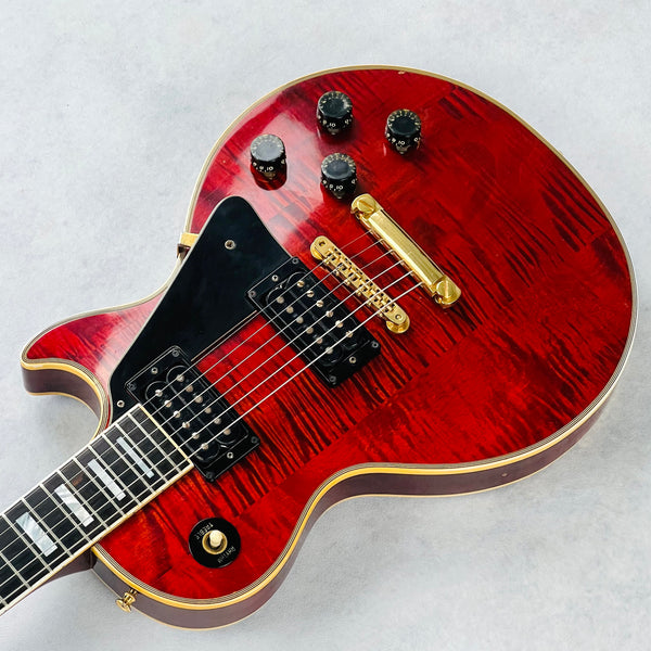 Gibson Les Paul Custom Flame Top 1974 - Cherry - 10