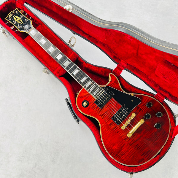 Gibson Les Paul Custom Flame Top 1974 - Cherry - 23