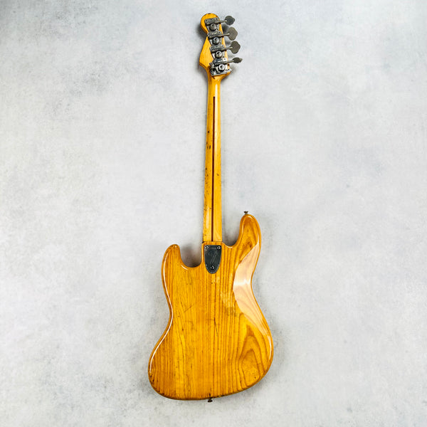 1975 Fender Jazz Bass Ash Body Natural Vintage Bass Guitar - 15