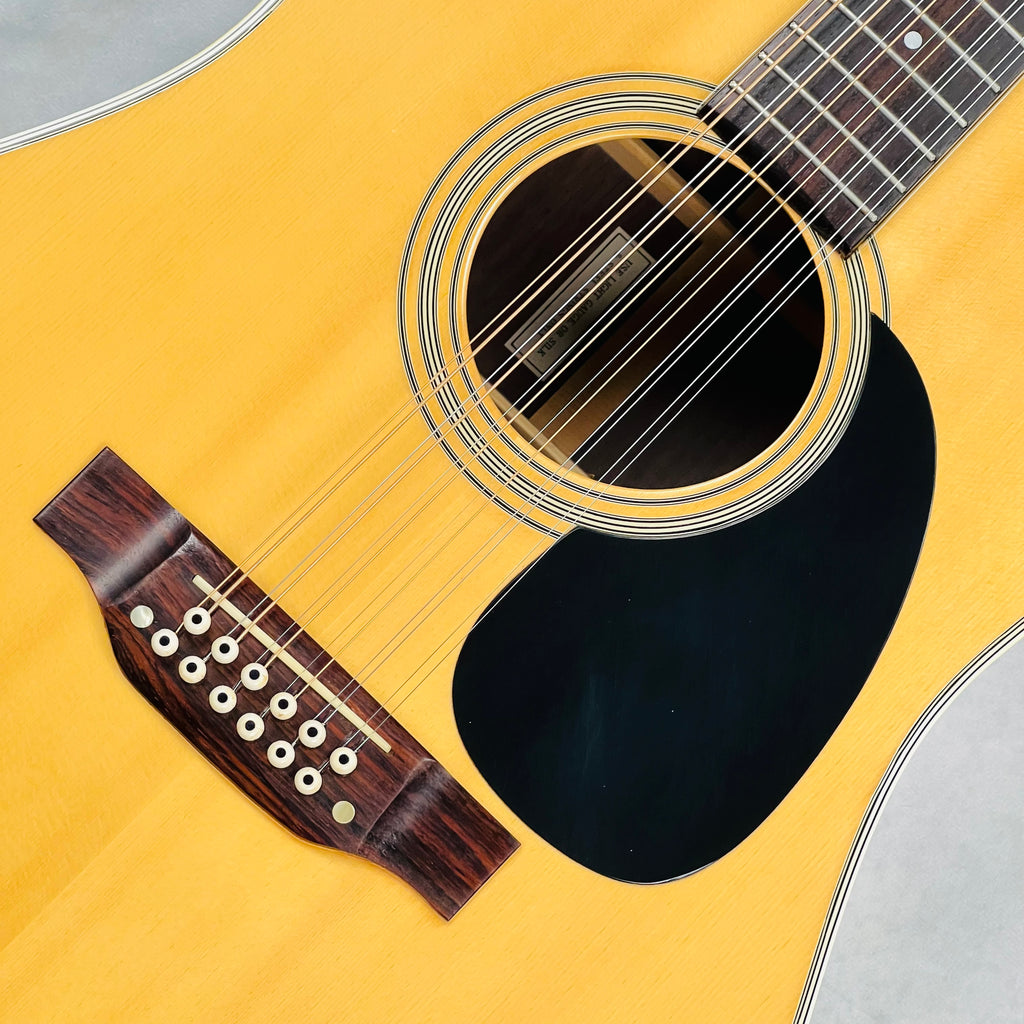 1976 Takamine F-400 12-String Dreadnought Vintage Acoustic Guitar - Natural - 7