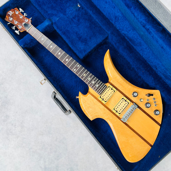 1980s B.C Rich Mockingbird Vintage Electric Guitar Natural - 25