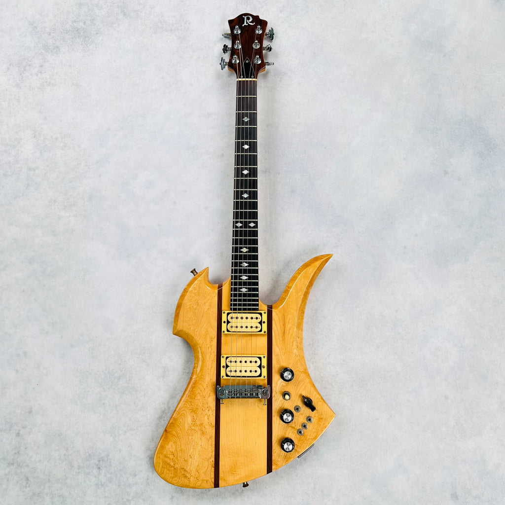 1980s B.C Rich Mockingbird Vintage Electric Guitar Natural - 2