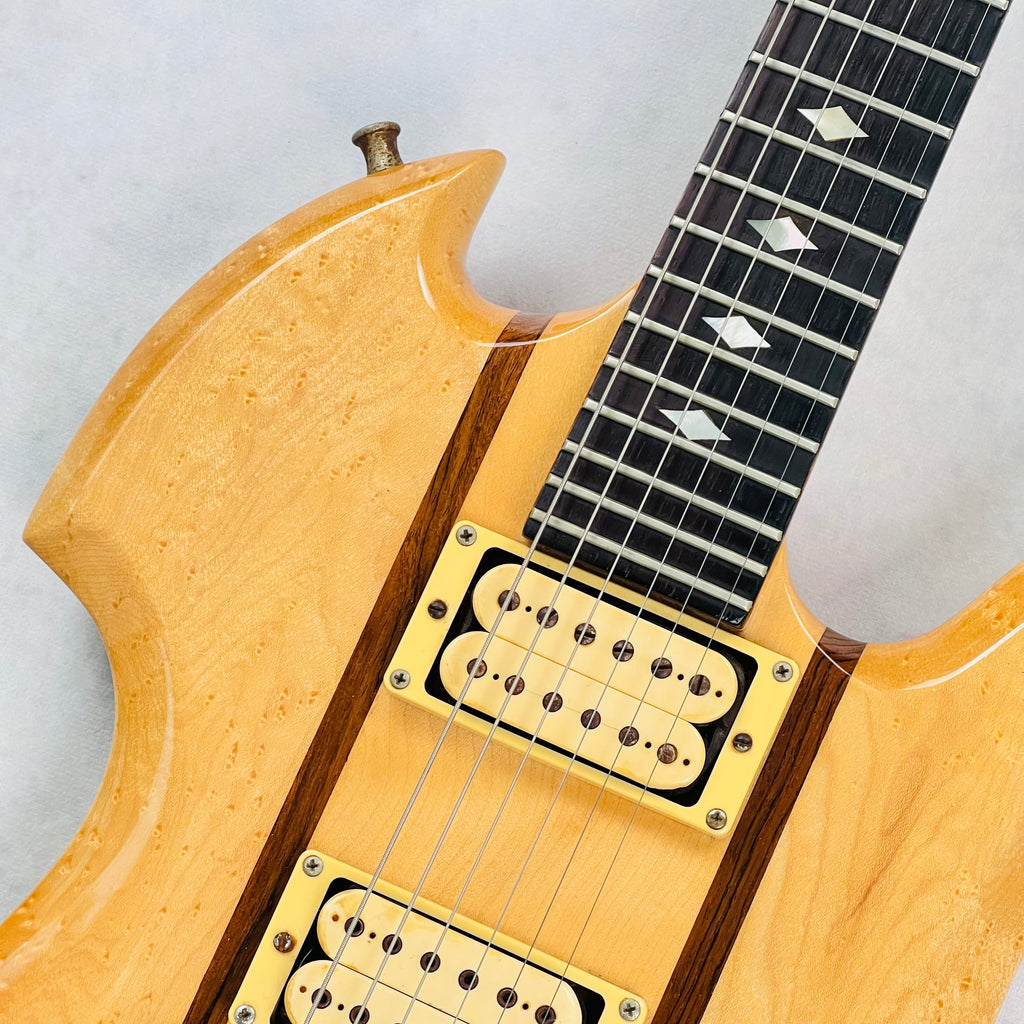 1980s B.C Rich Mockingbird Vintage Electric Guitar Natural - 3
