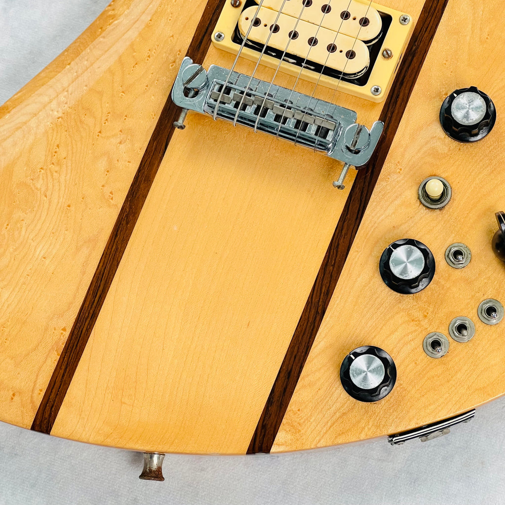 1980s B.C Rich Mockingbird Vintage Electric Guitar Natural - 5