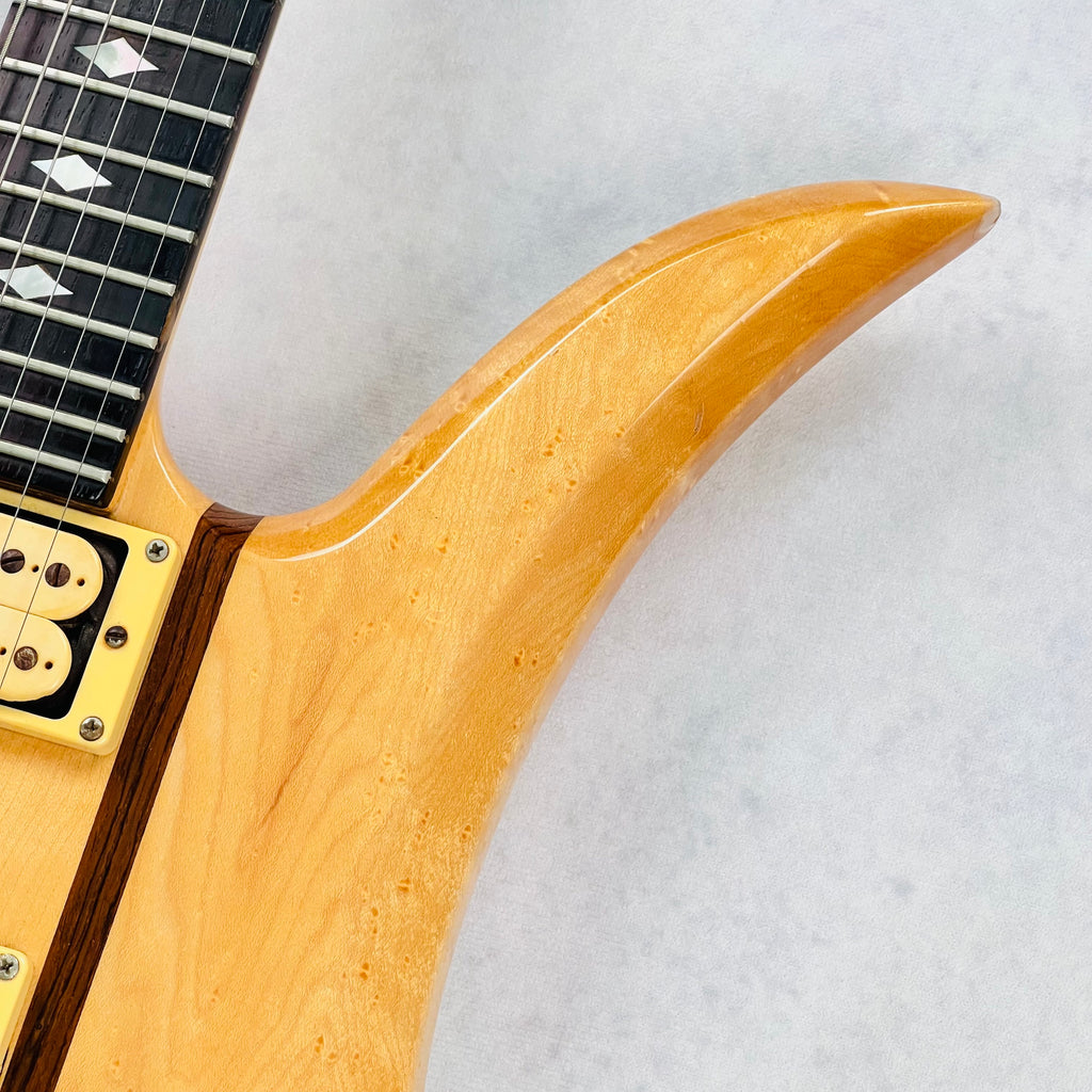 1980s B.C Rich Mockingbird Vintage Electric Guitar Natural - 7