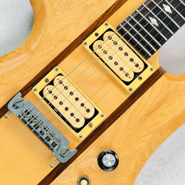 1980s B.C Rich Mockingbird Vintage Electric Guitar Natural - 8