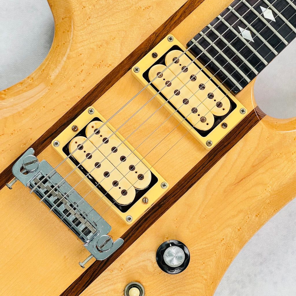 1980s B.C Rich Mockingbird Vintage Electric Guitar Natural - 8