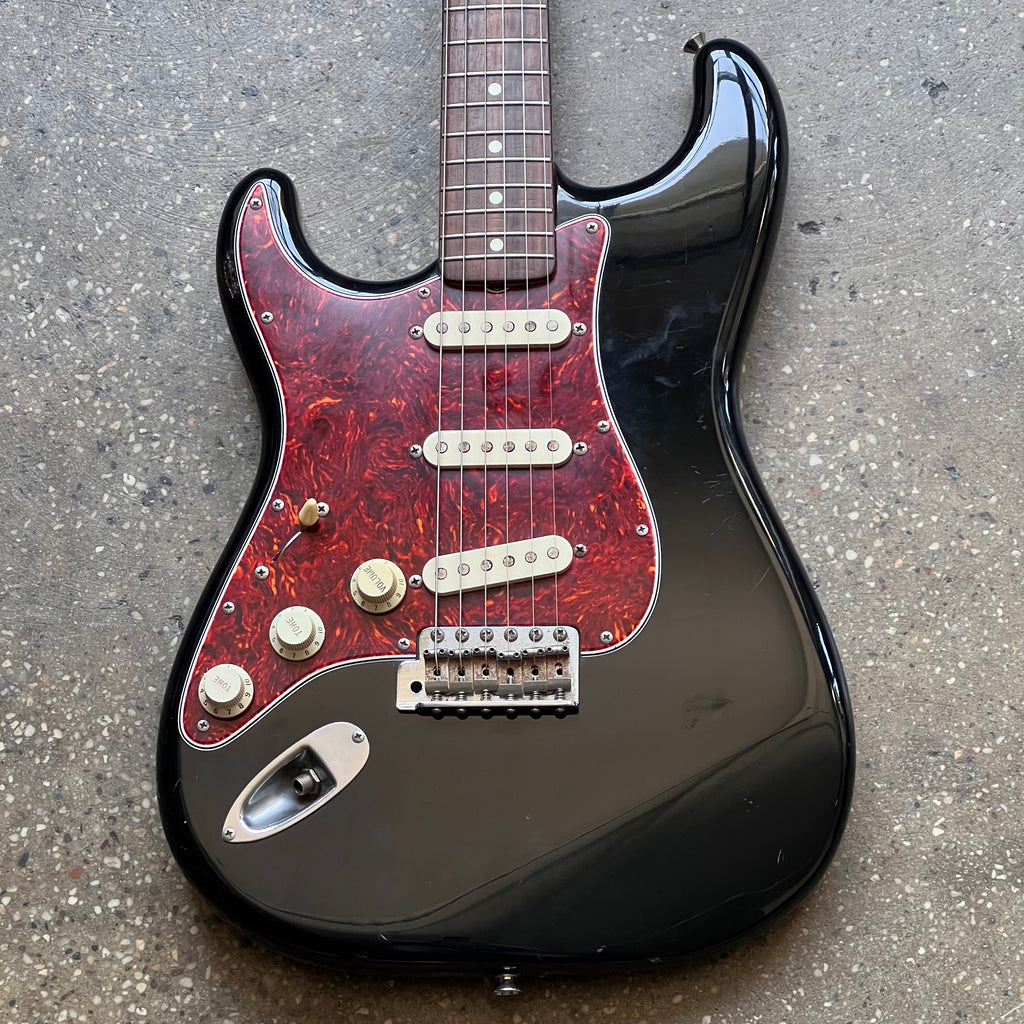 Squier ST-362 Stratocaster MIJ Left-Handed 1980s - Black - 1