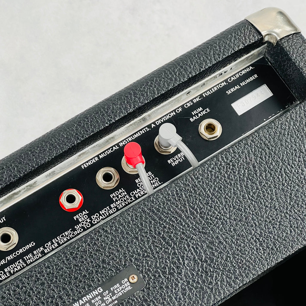 1983 Fender Super Champ 1x10" Vintage Guitar Combo Amplifier Black - 12