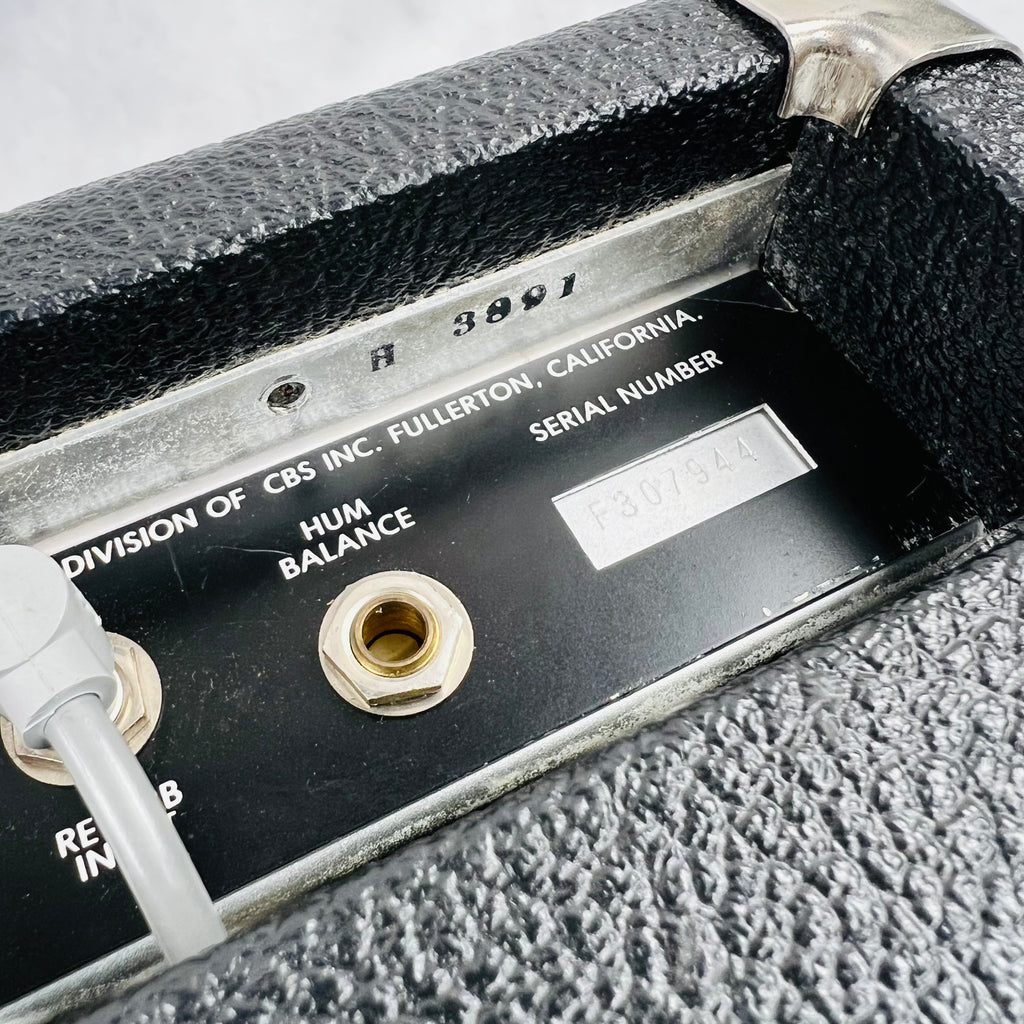 1983 Fender Super Champ 1x10" Vintage Guitar Combo Amplifier Black - 13