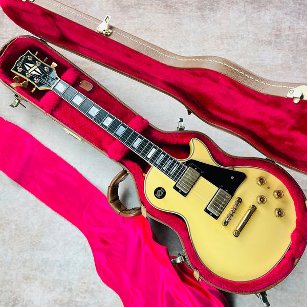 1983 Gibson Les Paul Custom Vintage Electric Guitar - White - 20