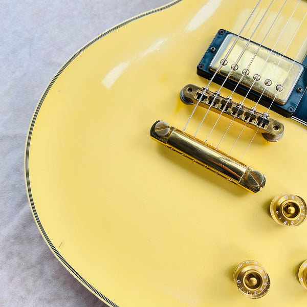 1983 Gibson Les Paul Custom Vintage Electric Guitar - White - 4