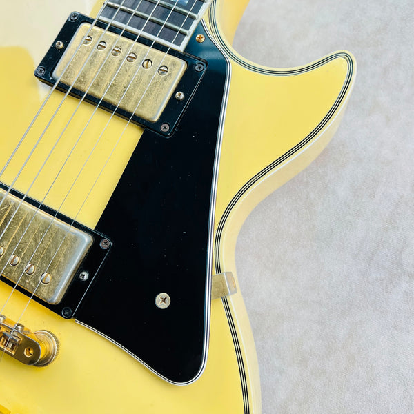 1983 Gibson Les Paul Custom Vintage Electric Guitar - White - 6