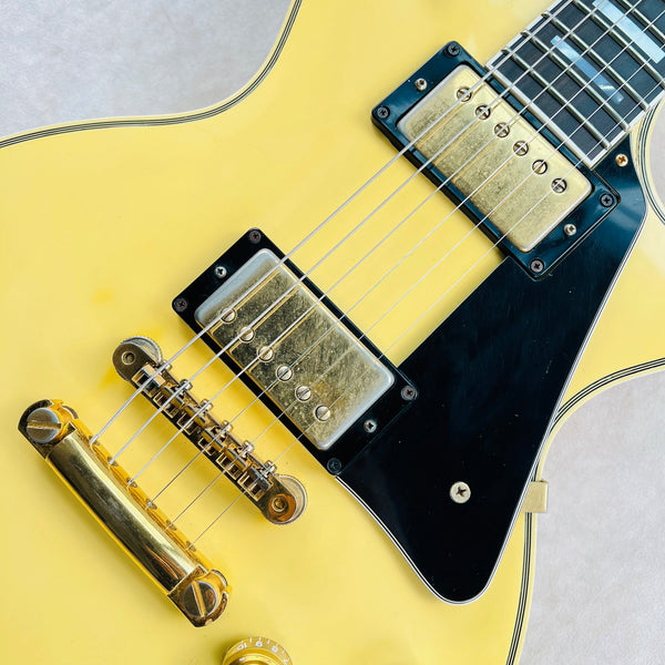 1983 Gibson Les Paul Custom Vintage Electric Guitar - White - 7