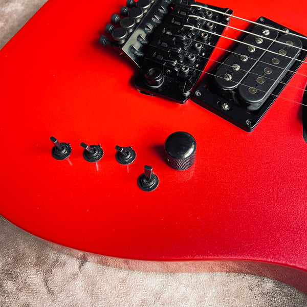 1987 Kramer American Pacer Custom 1 Vintage Electric Guitar - Flip Flop Red - 9