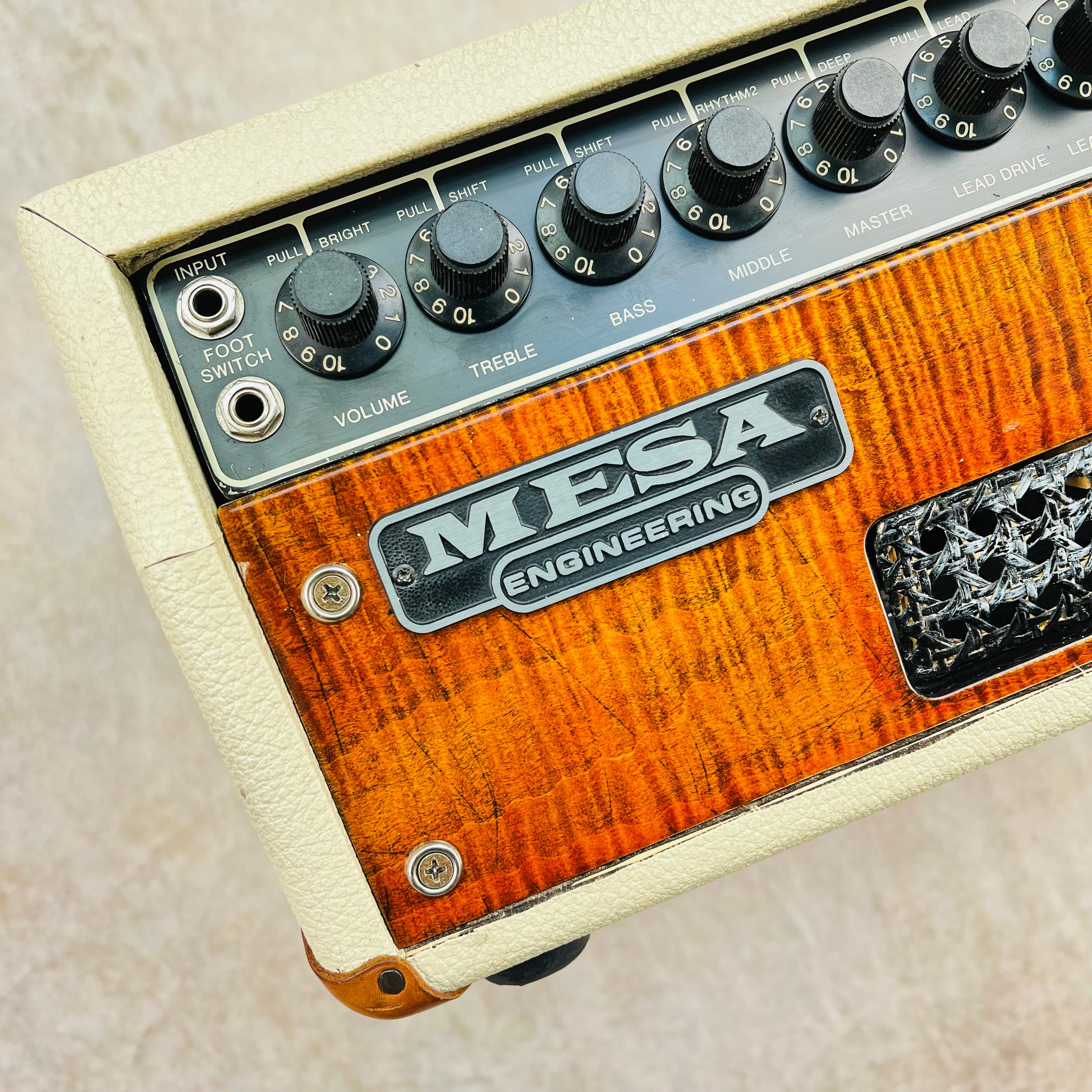 Mesa Boogie Mark III Simul-Class Guitar Amplifier Head Blue Stripe 198 ...