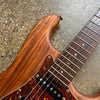 ESP Stratocaster Style Custom Koa Electric Guitar ca. 1990 - Natural - 3