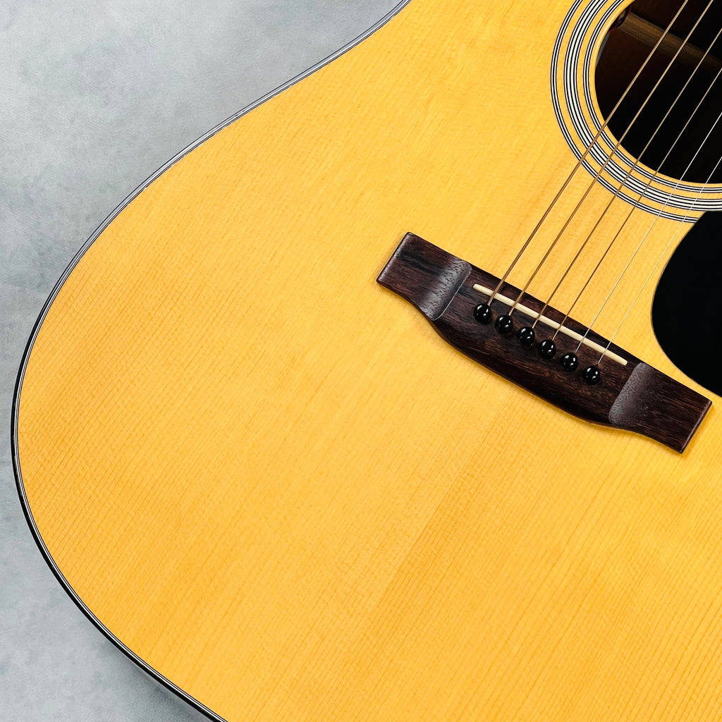 1991 Martin D-18 Dreadnought Acoustic Guitar Natural - 4