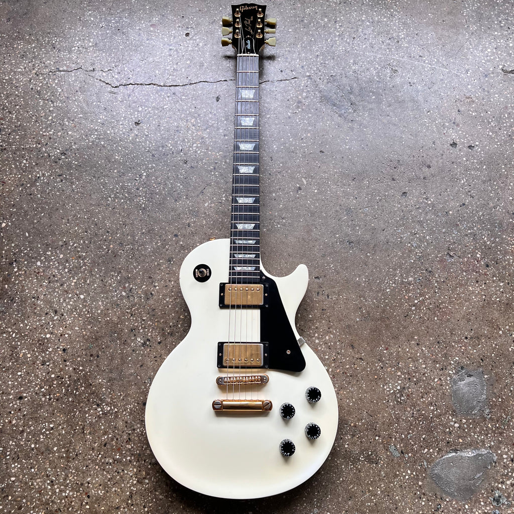 Gibson Les Paul Studio Ebony Fretboard Gold Hardware 1992 - Alpine White - 2