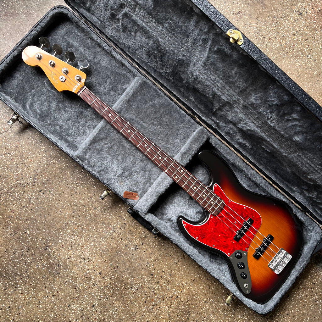 Fender Japan JB-62L Jazz Bass Reissue Left-Handed 1994 - 3 Tone Sunburst - 18