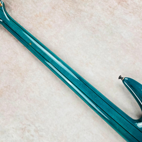 Ibanez SR1205 Soundgear 5-String Electric Bass Guitar Made In Korea 1994 - Transparent Turquoise - 16