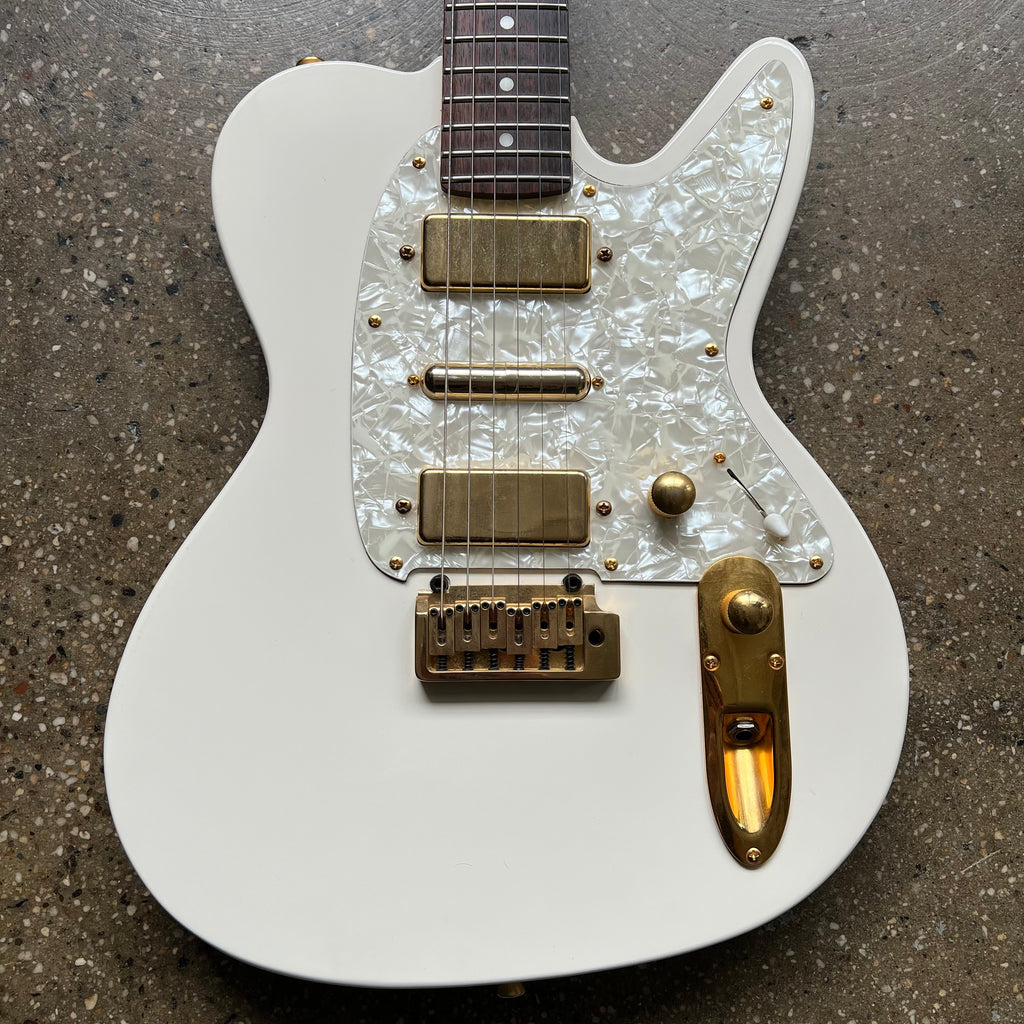 Ibanez TV550 Talman 1995 Electric Guitar Made In Japan - White with Gold Hardware - 1