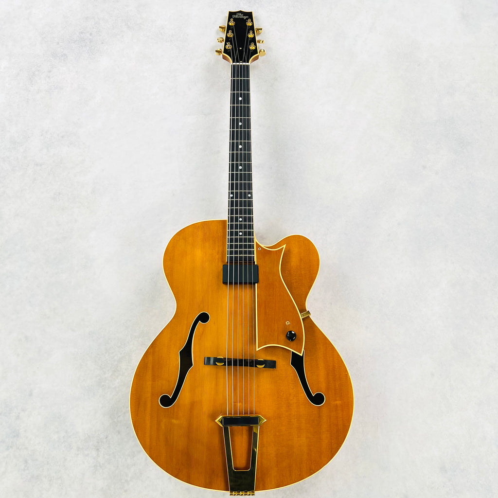 1996 The Heritage Eagle Archtop Hollow Body Guitar Amber - 2