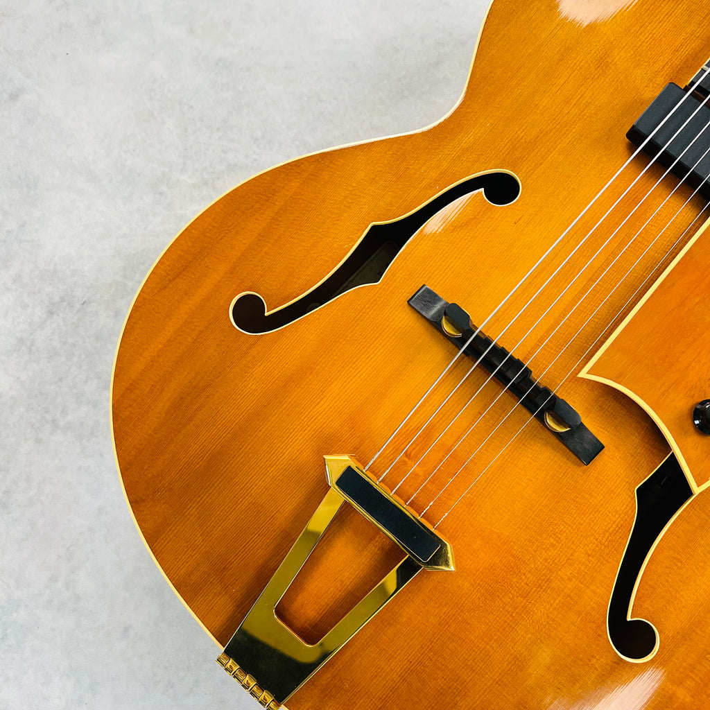 1996 The Heritage Eagle Archtop Hollow Body Guitar Amber - 4