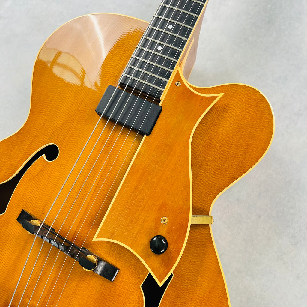 1996 The Heritage Eagle Archtop Hollow Body Guitar Amber - 6