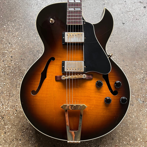 Gibson ES-175 Hollow Body Electric Guitar 1998 - Vintage Sunburst - 1