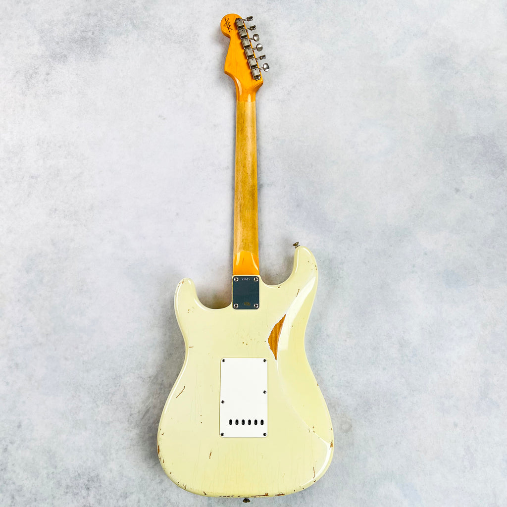 Fender Custom Shop 1960 Stratocaster Relic Previously Owned By Jeff Tweedy 1999 - Olympic White - 11