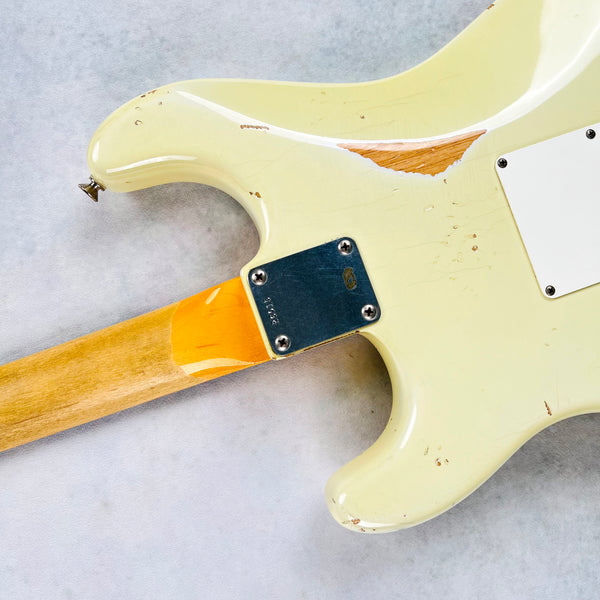 Fender Custom Shop 1960 Stratocaster Relic Previously Owned By Jeff Tweedy 1999 - Olympic White - 13