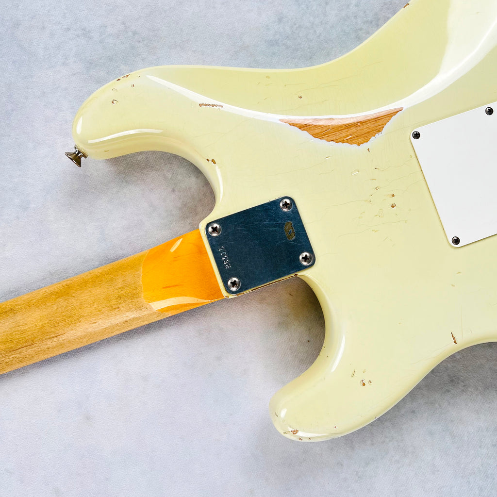 Fender Custom Shop 1960 Stratocaster Relic Previously Owned By Jeff Tweedy 1999 - Olympic White - 13