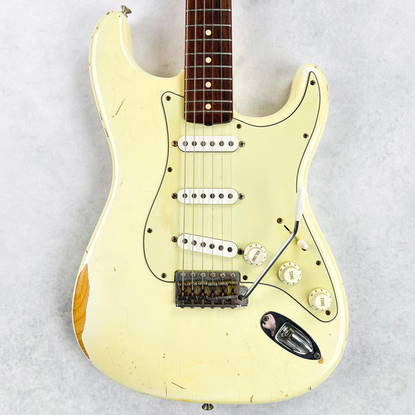 Fender Custom Shop 1960 Stratocaster Relic Previously Owned By Jeff Tweedy 1999 - Olympic White - 1
