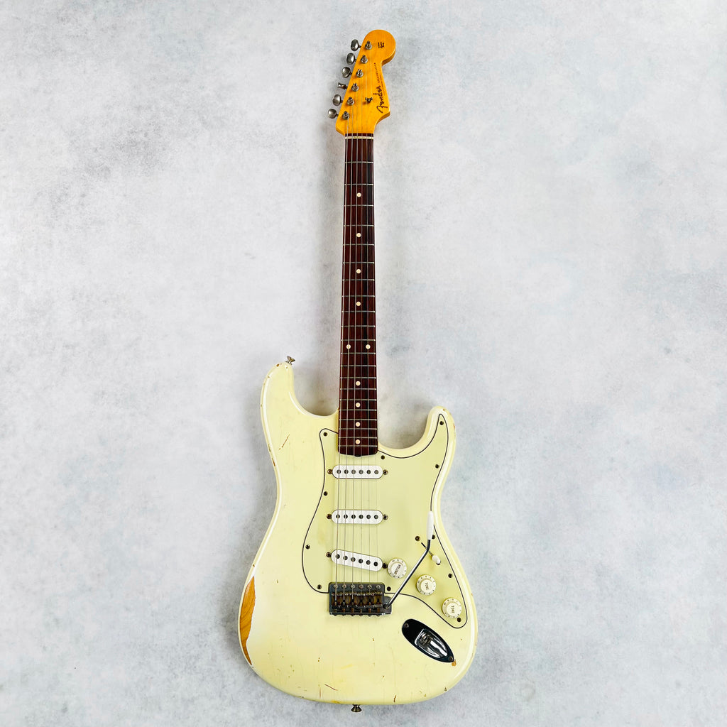 Fender Custom Shop 1960 Stratocaster Relic Previously Owned By Jeff Tweedy 1999 - Olympic White - 2