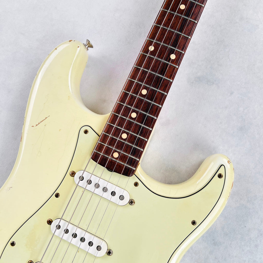 Fender Custom Shop 1960 Stratocaster Relic Previously Owned By Jeff Tweedy 1999 - Olympic White - 3