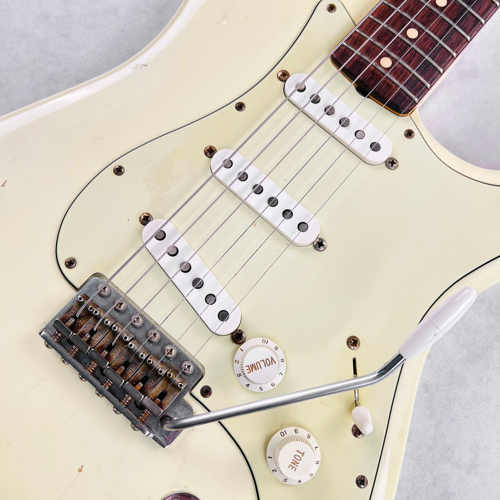 Fender Custom Shop 1960 Stratocaster Relic Previously Owned By Jeff Tweedy 1999 - Olympic White - 7