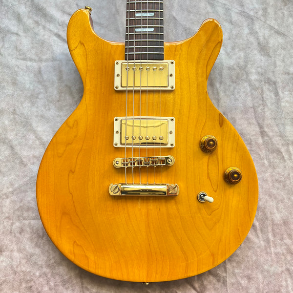 1999 Gibson USA Les Paul Double Cutaway Lite Trans Amber - 1